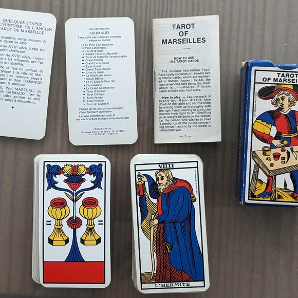 Ancien Tarot de Marseille Mini 1982 - Picture 2 of 5